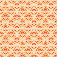 Elegant florals meet bold Deco symmetry