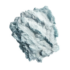 Stunning Close-Up of Natural Ice Formation on Rocky Surface