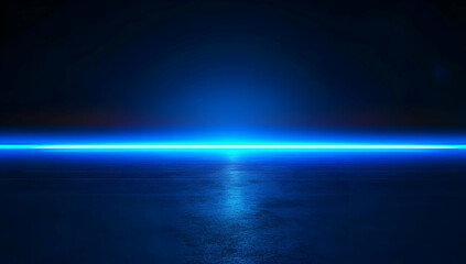 A stunning abstract image showcasing a vibrant blue line on a dark background, representing innovation, digital art, and futuristic themes.