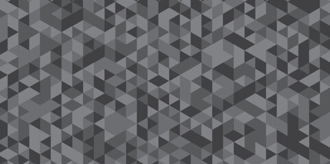 Gray triangle mosaic Background. Business polygonal texture. Abstract white polygon Geometric banner wall background.	