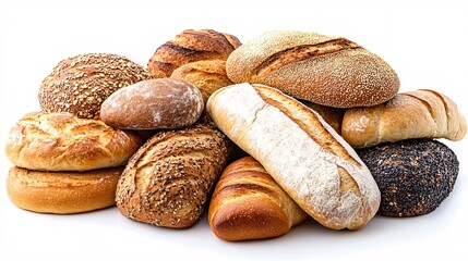 sourdough bread isolated display Photography white back background