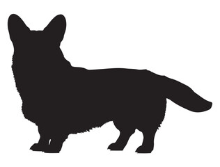 CORGI DOG SILHOUETTE