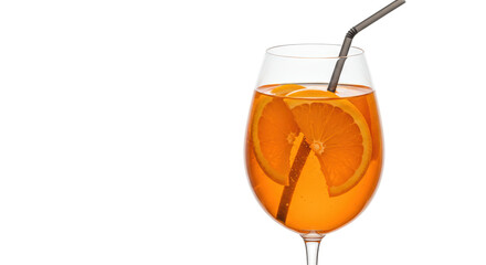 Isolated Aperol Spritz Cocktail