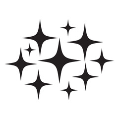Sparkling Starburst Vector Collection, star icons social media story icons Set of different sparkling star icons Shocked star vector illustration

