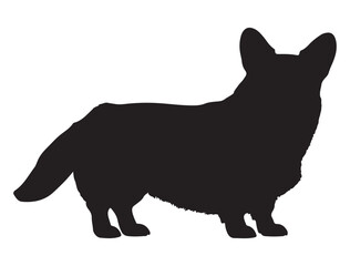 CORGI DOG SILHOUETTE