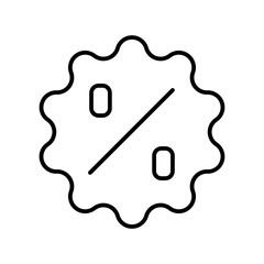 percentage line icon