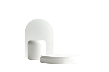 podium for a product  isolated on white background PNG