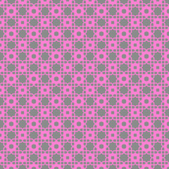 Geometric Pink and Gray Pattern