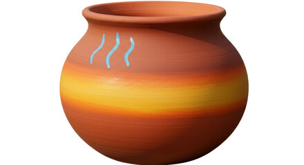Isolated Clay Pot