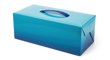 Fototapeta premium Blue Box with Handle