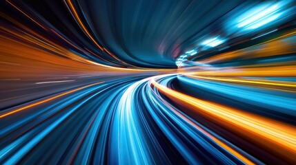 Abstract motion speed image