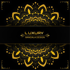 Traditional ornamental Creative Mandala for Weeding Card, Greeting Card | Digital Mandala Art Illustrations for Colouring Pages, Journals, Printable Wall Art, and Holistic Marketing Assets, Line Strip