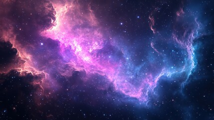 Fototapeta premium Abstract space colors