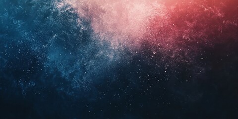 Abstract colorful cosmic cloud with starry pattern in space concept