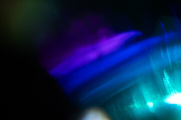 Abstract multicolor neon leak shine background for overlay. Light leaks collection