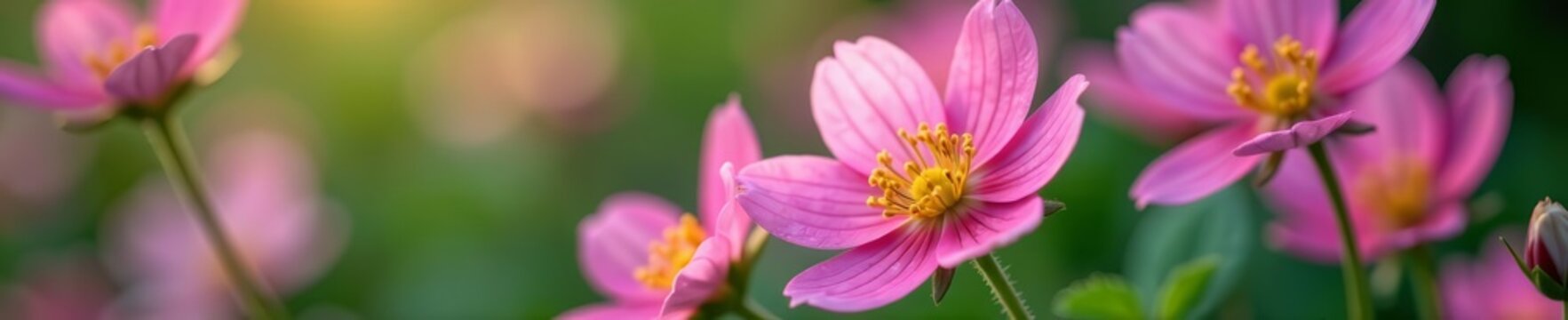 Close up of Silene vulgaris flowers with delicate petals and green sepals, plant, nature, wildflowers