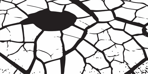 White Surface Texture In Pieces
Grey plaster facade house wall with dark cracks
White black grey concrete wall, floor with cracks, texture background, cracked paint