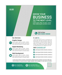Corporate business flyer a4 template, Brochure design, editable vector template design, modern flyer design, abstract design, new marketing flyer set, perfect for creative professional business.

