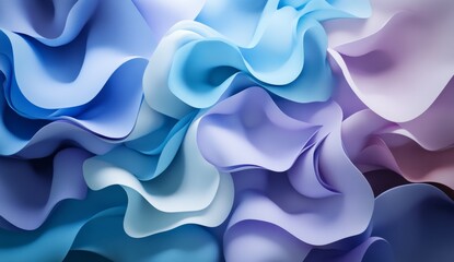 Obraz premium Abstract wavy pastel colors