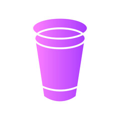 coffee glass gradient icon