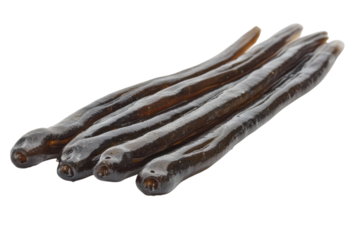 Close up of Fresh Anchovy Fish Isolated on White Background Perfect for Culinary Websites and Seafood Packaging Design on transparent background