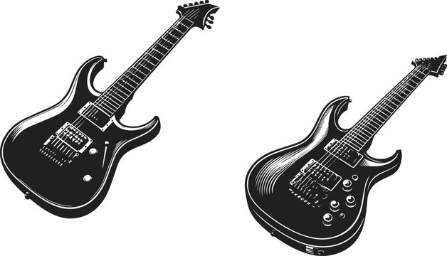 Ibanez AZ Series Electric Guitar Vector Illustration