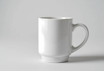 Fototapeta premium white cup on white background