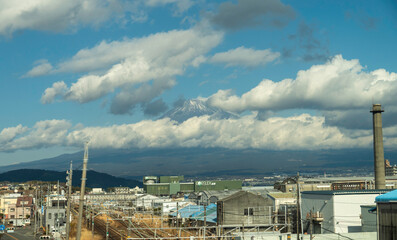 Obraz premium Rural landscape in the Japanese countryside