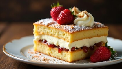 Classic Italian dessert, layers of coffee-soaked ladyfingers and mascarpone cream , ladyfingers, delicious food