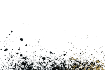 Abstract explosion of shimmering particles