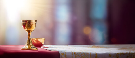 catholic first holy communion/eucharist contemporary background