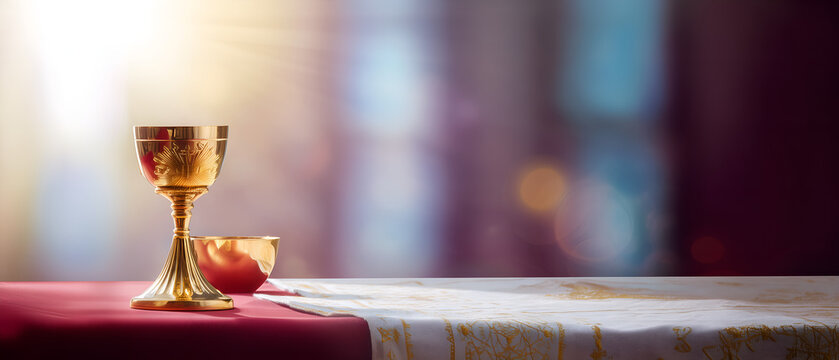 catholic first holy communion/eucharist contemporary background