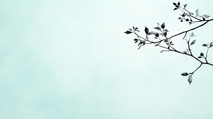 A fearful watercolor illustration with pale green haze and thin black branches suggesting fear and vulnerability