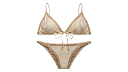 simple bikini isolated on white background