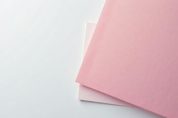 Close-up view of a single flap, stark white backdrop , plastic, fabric, shape