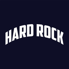 hard rock typography design vector, for t-shirt, poster and other uses
