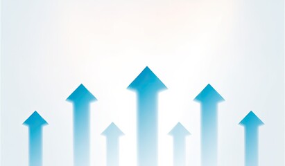 Upward trend graphic