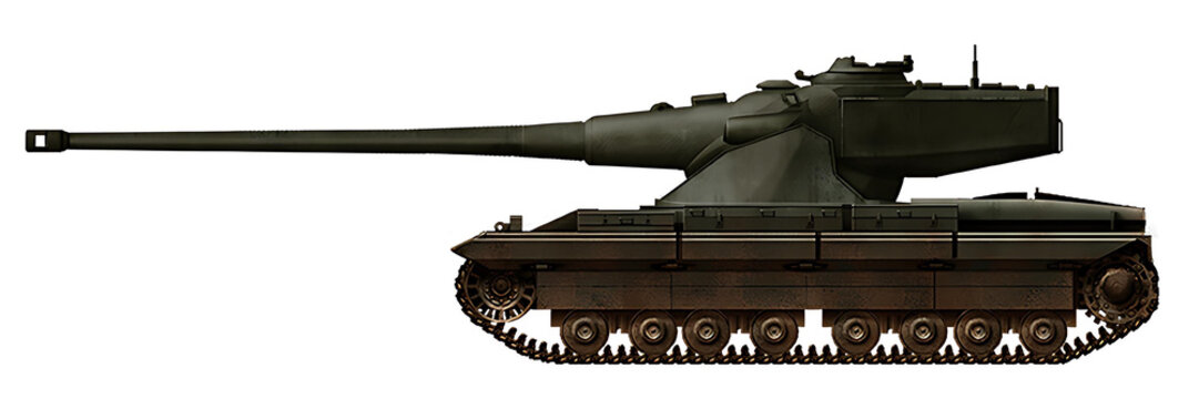 Alternative tank Conqueror with AMX-50-120 turret