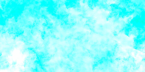 abstract blue oil painting background. Abstract nature background of romantic summer blue sky with fluffy cloud. Natural painting with brush stroke design with oil paint abstract art vector.