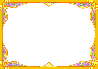 豪華なフレーム