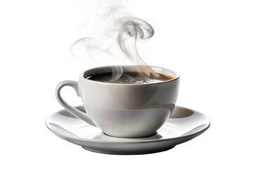 Coffee Cup with Rising Steam