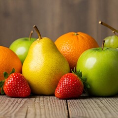 Assorted Fresh Fruits – Colorful and Healthy Natural Food