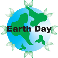 ecology concept with earth