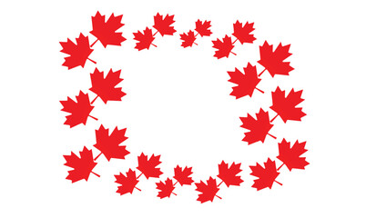 maple red pink color leaf maple flora blossom object empty blank canada day 1 st first day date july month maple frame pattern patriotism freedom canadian national anniversary canada day banner event
