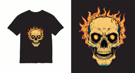 Graffiti skull graphic vector t-shirt design