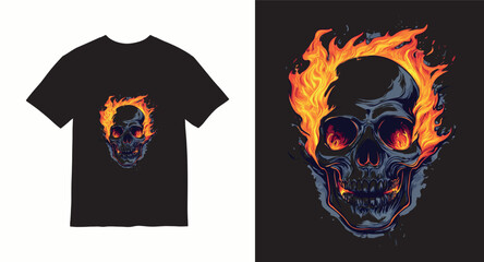 Graffiti skull graphic vector t-shirt design