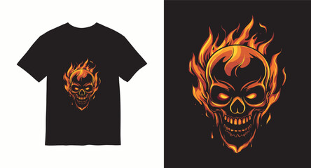 Graffiti skull graphic vector t-shirt design