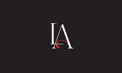 LA, AL , A , L , Abstract Letters Logo Monogram	