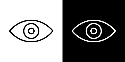 Eyes icon vector, illustration logo template in trendy style