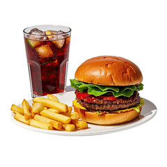 Burger And French Fries,  Generative AI	